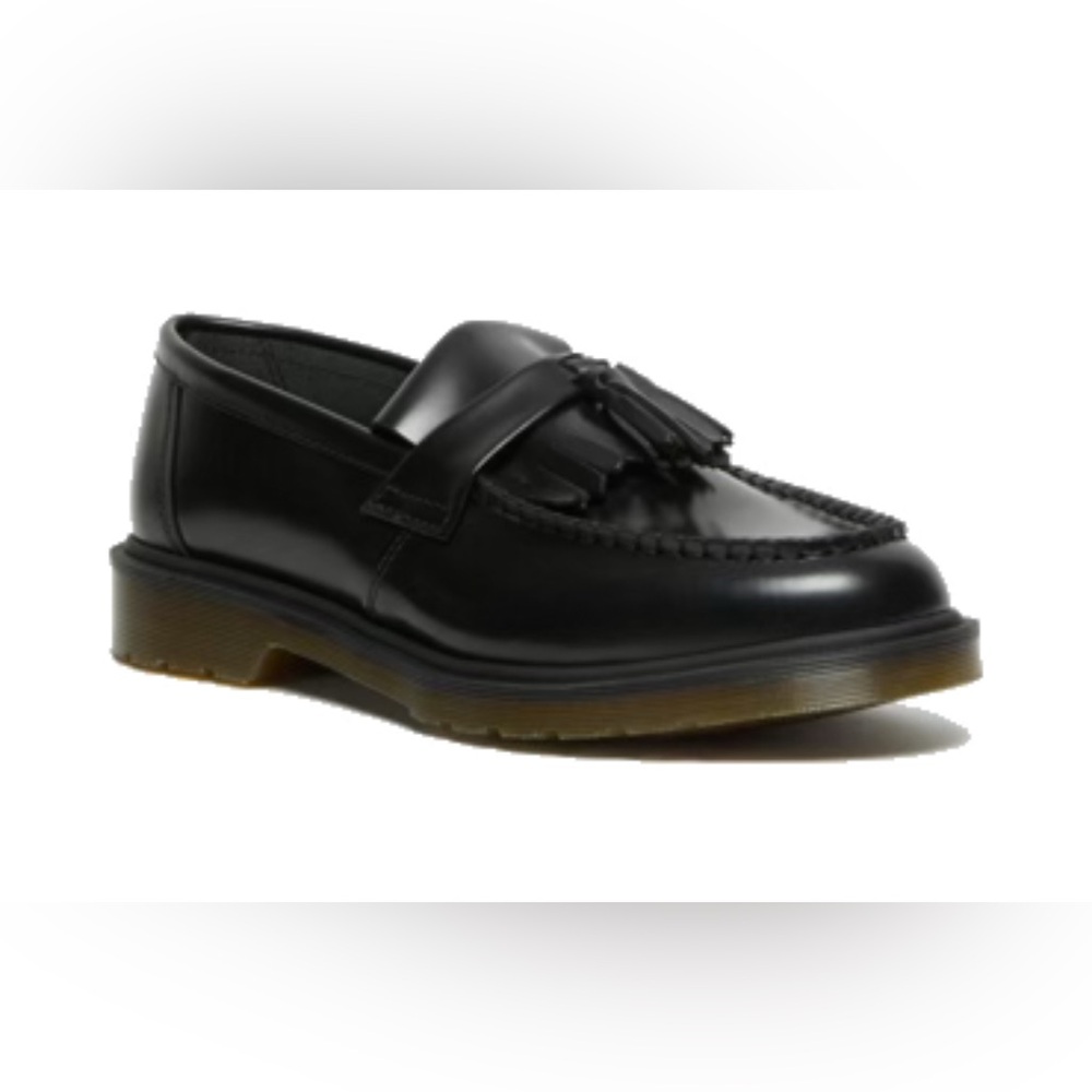 Leather tassel loafers
